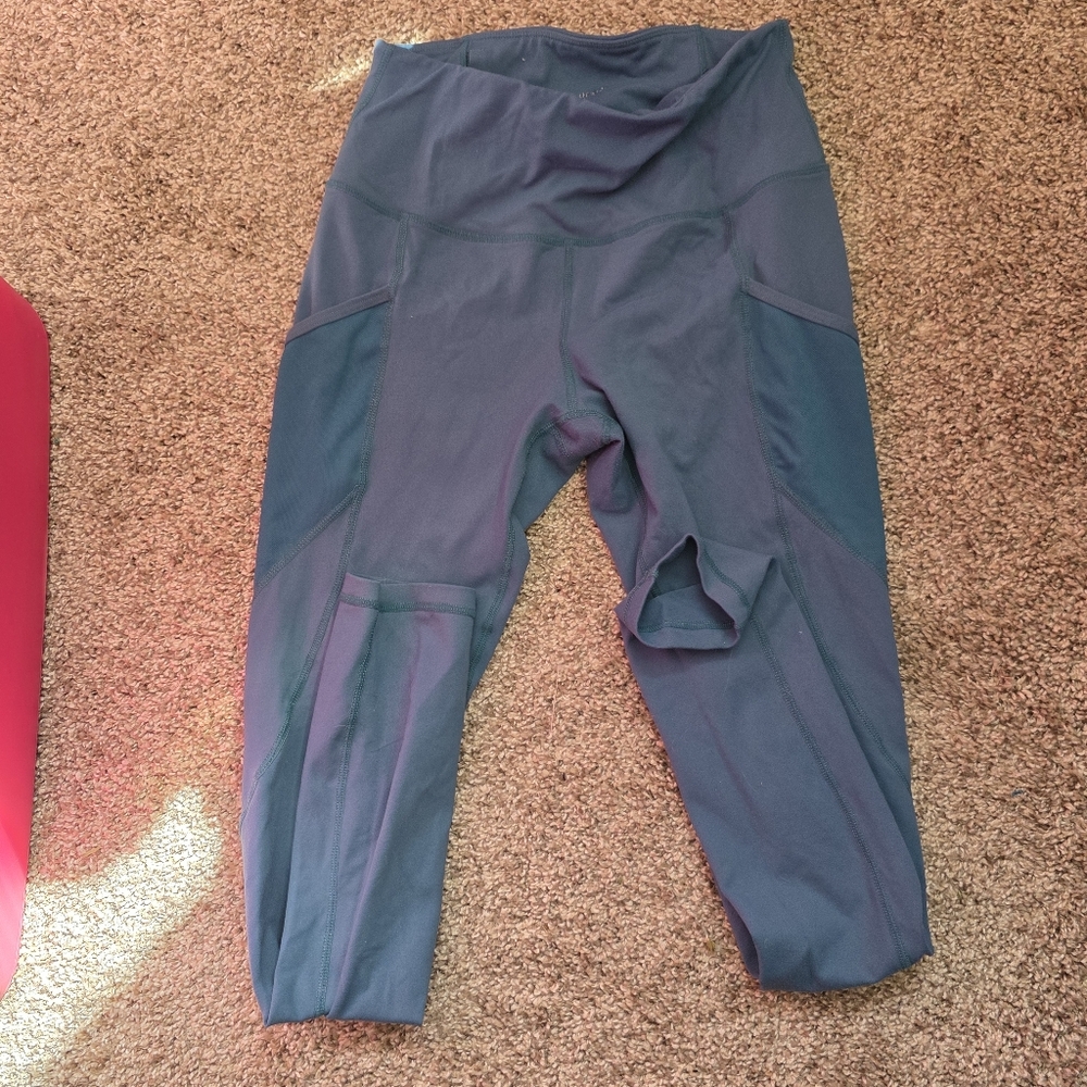 Teal High-Waisted Leggings